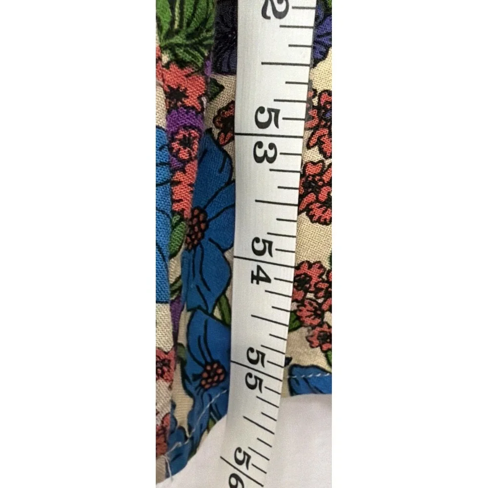 NATURAL LIFE Dress Womens Medium Maxi Foral Pockets Soft Flowy Resort Chic